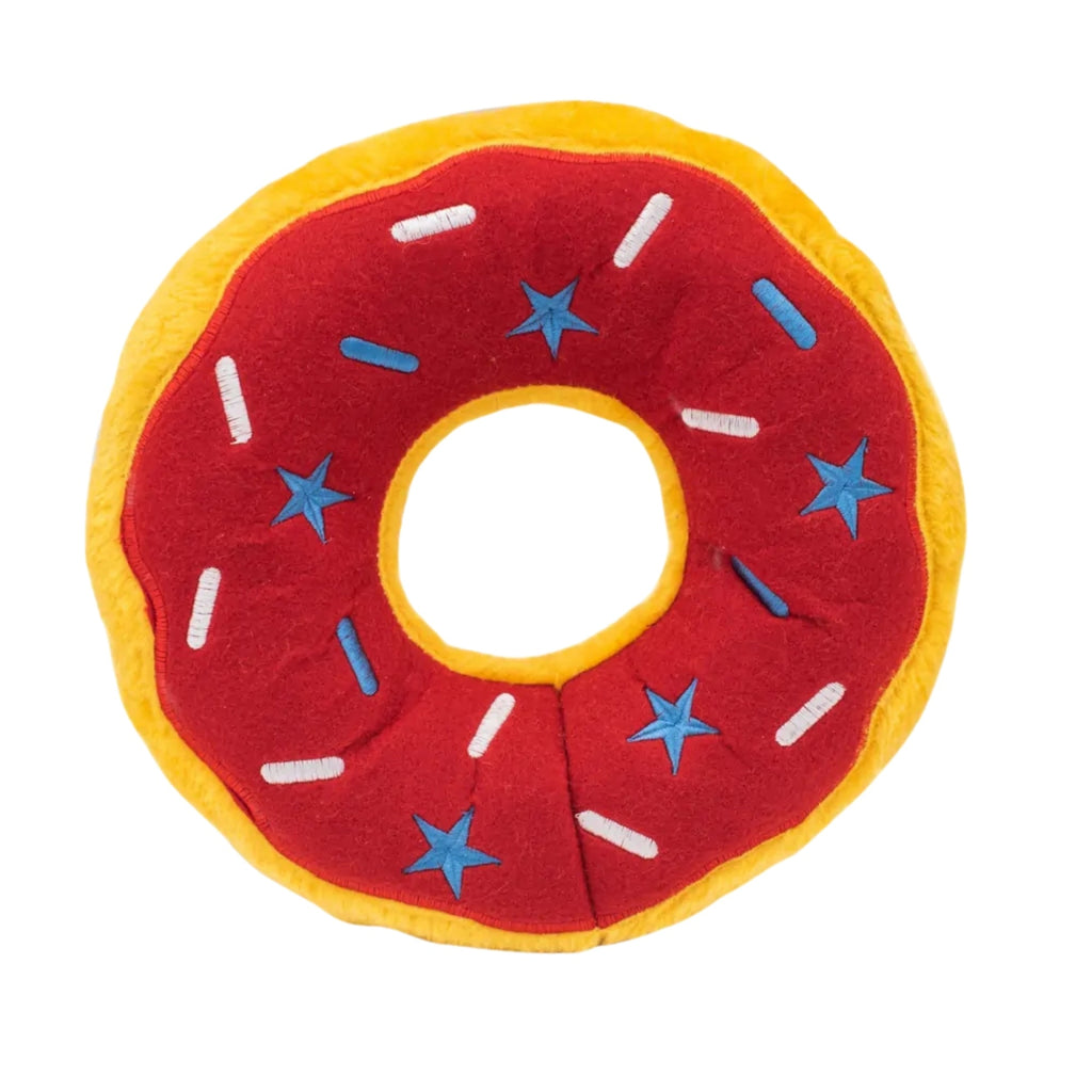 Zippypaws Donut Americana Red/White/Blue Medium