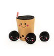 Zippypaws Burrow-Boba Milk Tea Large