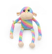 Zippypaws Spencer The Crinkle Monkey Rainbow Large