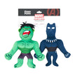 Zippypaws Marvel Plush Hulk & Black Panther 2 Pk