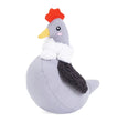 Zippypaws Ecozippy Cotton Cuddler Chicken Gray