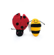 Zippyclaws Ladybug And Bee Catnip Small-2 Pk