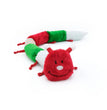 Zippypaws Holiday Christmas Caterpillar-Deluxe Large