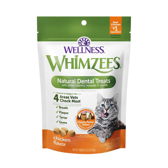 Whimzees Cat Dental Treat Chicken 45Oz for your Pet Cat with Pet Store X!