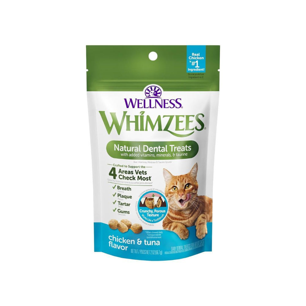 Whimzees Cat Dental Treat Chicken Tuna 2Oz