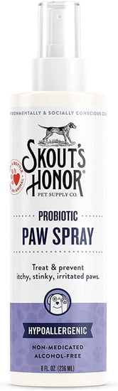 Skouts Honor Dog Cat Probiotic Paw Spray 8oz for your Pet Dog with Pet Store X.