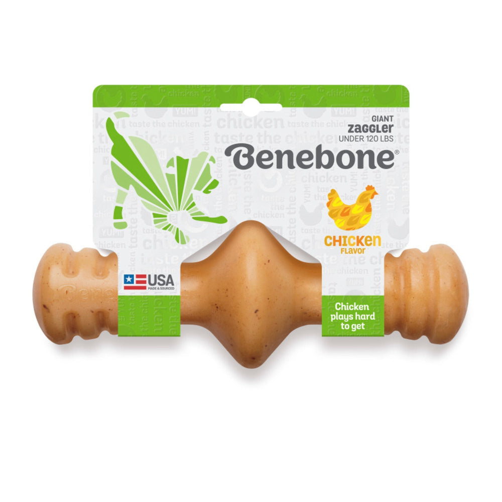 Benebone Zaggler Durable Dog Chew Toy Chicken, 1ea/Giant for your Pet Dog with Pet Store X.