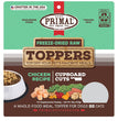 Primal Dog-Cat Fd Raw Topper Cupboard Cuts Chicken 18oz.