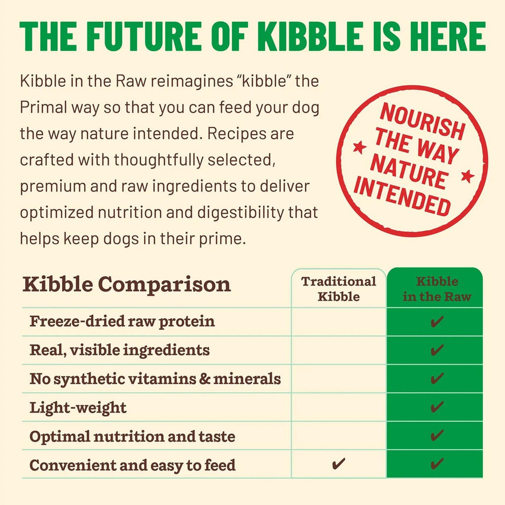 Primal Dog Freeze-Dried Kibble In The Raw Small Breed 4Lb