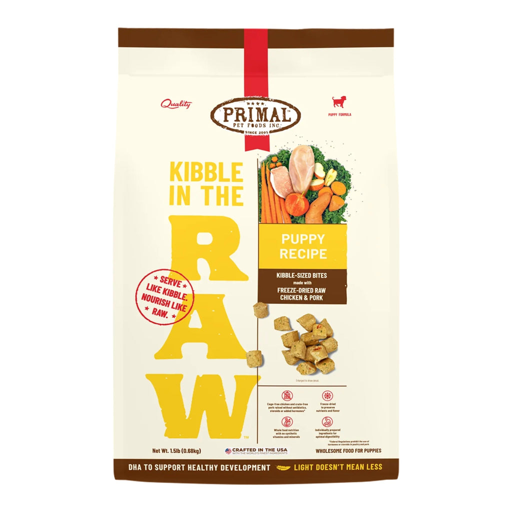 Primal Dog Freeze-Dried Kibble In The Raw Puppy 1.5Lb