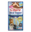 Inaba Churu Complete & Balanced Topper For Cats Tuna/Scallop 2oz.-4 Pk (Case of 6)