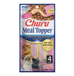 Inaba Churu Complete & Balanced Topper For Cats Tuna/Salmon 2oz.-4 Pk (Case of 6)