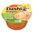 Inaba Dashi Delights Flakes In Broth Chicken/Tuna/Scallop 2.5oz. (Case of 6)