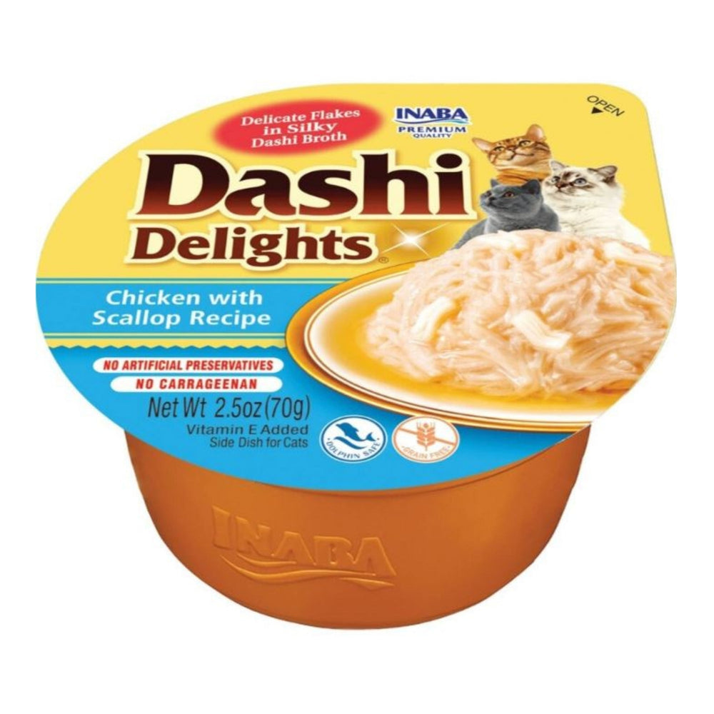 Inaba Dashi Delights Flakes In Broth Chicken/Scallop 2.5oz. (Case of 6)