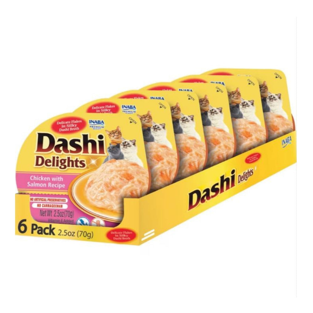 Inaba Dashi Delights Flakes In Broth Chicken/Salmon 2.5oz. (Case of 6)