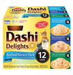 Inaba Dashi Delights Flakes In Broth Variety Pack Seafood 30oz.-12 Pk