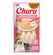 Inaba Churu Puree Cat Treats Salmon/Chicken .5oz.-4 Pk (Case of 6)