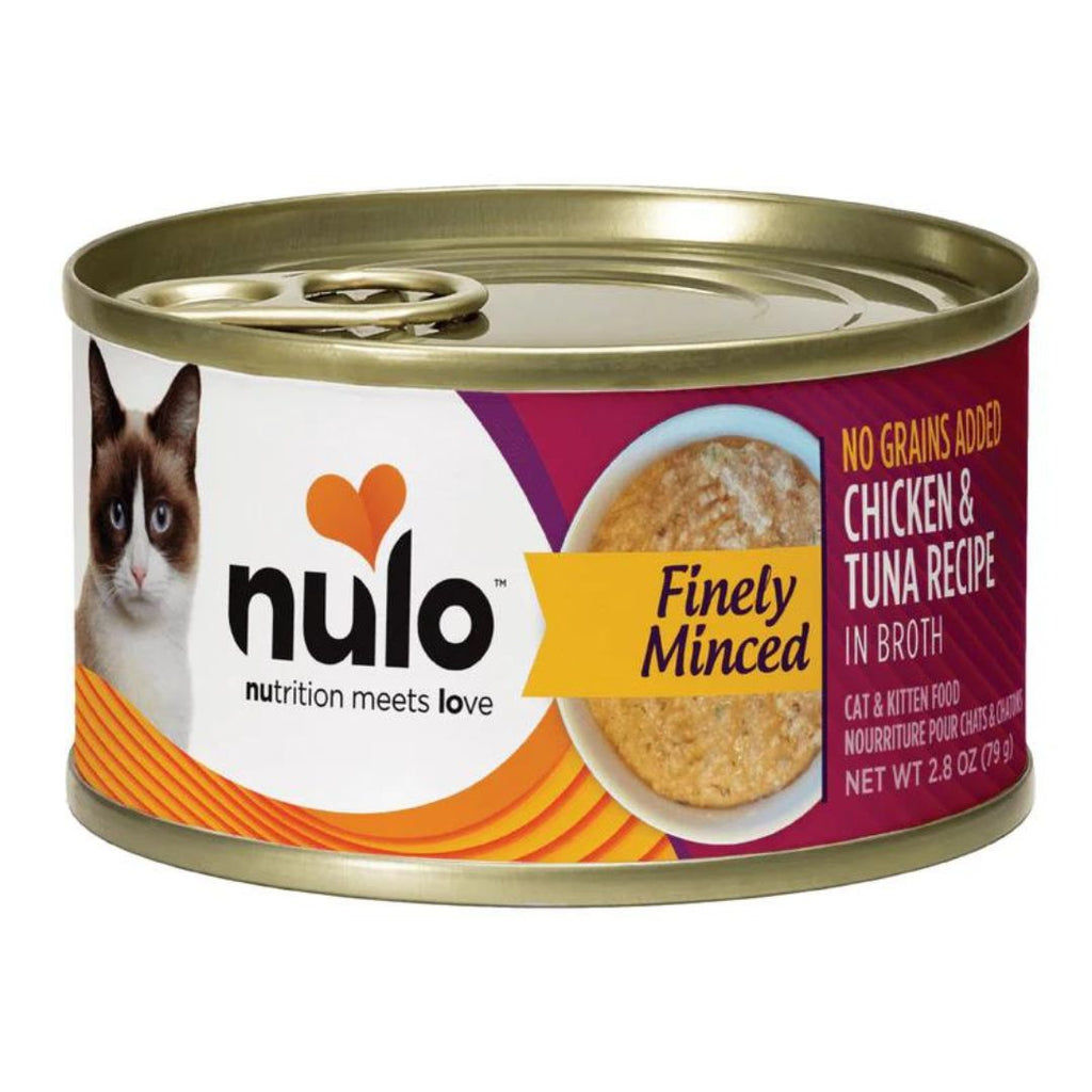 Nulo Cat Finely Minced Grain Free Chicken & Tuna 2.8Oz