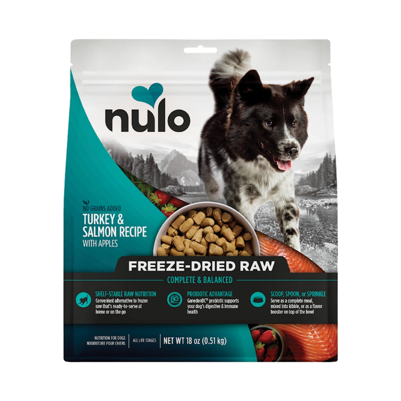 Nulo Dog Freeze-Dried Raw Grain Free Turkey & Salmon 18oz for your Pet Dog with Pet Store X!