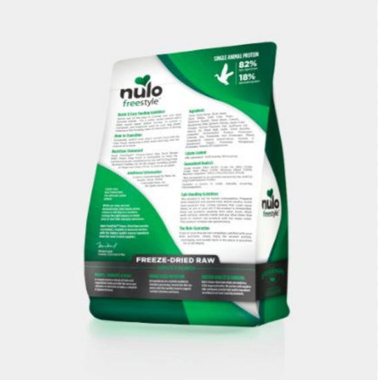 Nulo Dog Freeze-Dried Raw Grain Free Duck & Pear 18oz for your Pet Dog with Pet Store X!