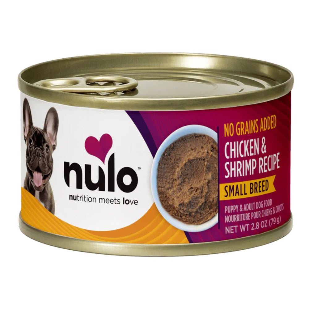 Nulo Dog Small Breed Pate Grain Free Chicken And Shrimp 2.8Oz