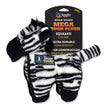 Spunkypup Mega Tough Plush Zebra Jumbo