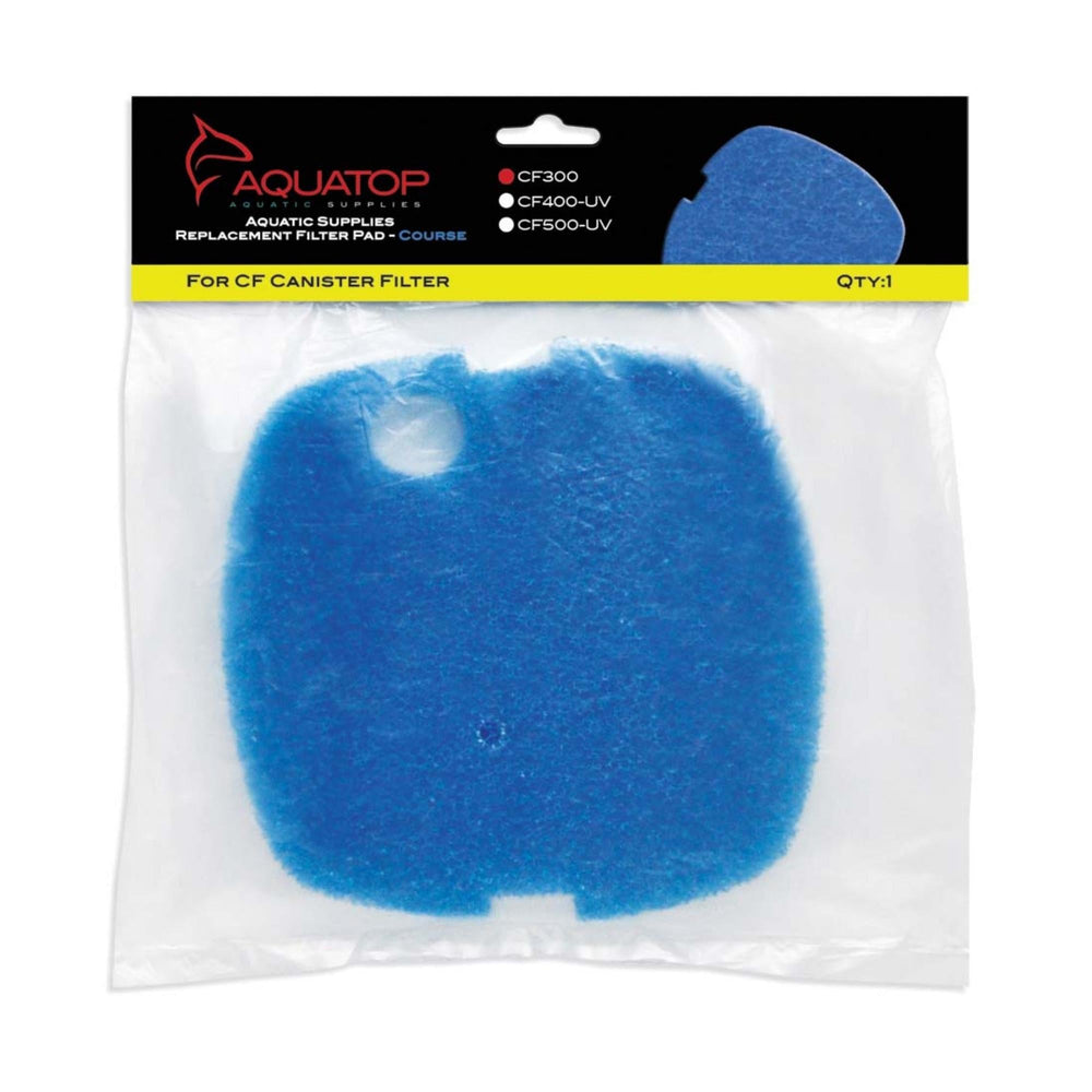 Aquatop Replacement Filter Sponge for CF Series Filters For CF-300 Blue 1ea/1 pk