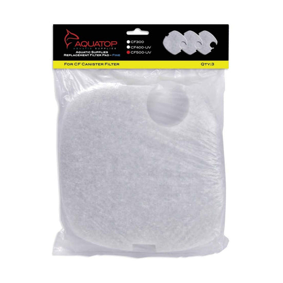 Aquatop Replacement Filter Sponge for CF Series Filters For CF-500UV White 1ea/3 pk for your Pet Fish with Pet Store X!