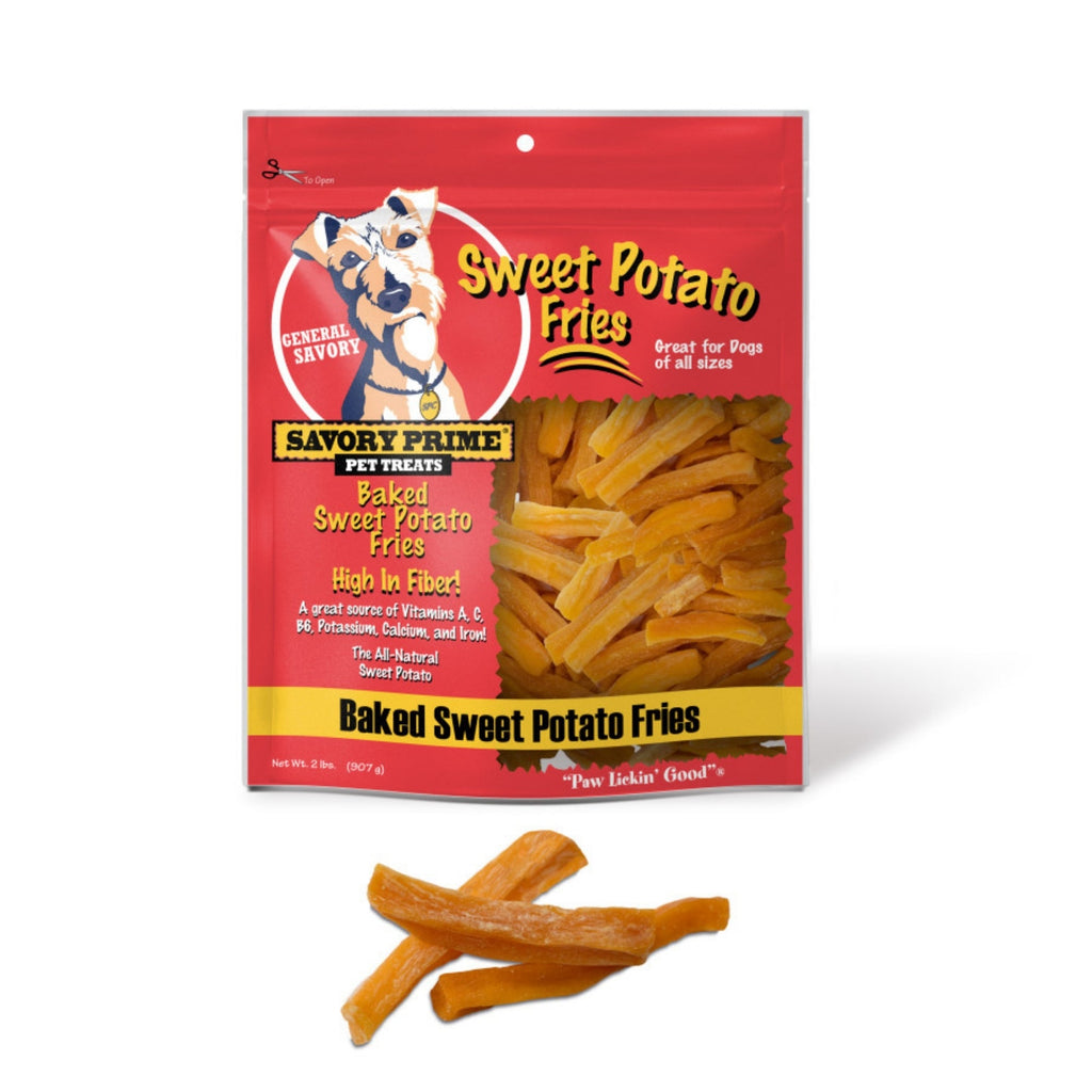 Savory Prime Baked Sweet Potato Fries Dog Treat /32oz.