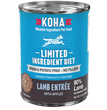 Koha Dog Limited Ingredient Grain Free 90% Lamb 13oz. (Case of 12)