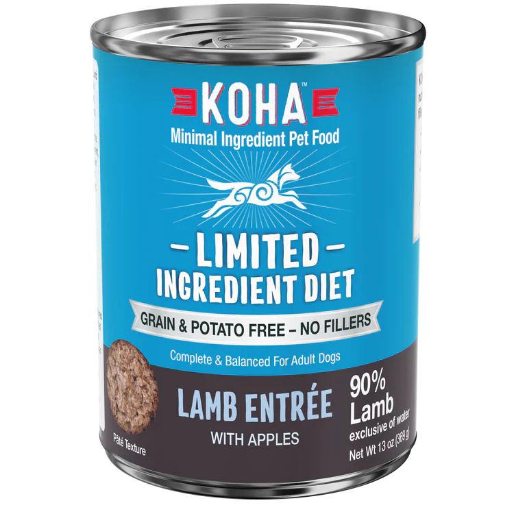 Koha Dog Limited Ingredient Grain Free 90% Lamb 13oz (Case of 12) for your Pet Dog with Pet Store X!