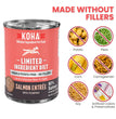 Koha Dog Limited Ingredient Grain Free 90% Salmon 13oz. (Case of 12)