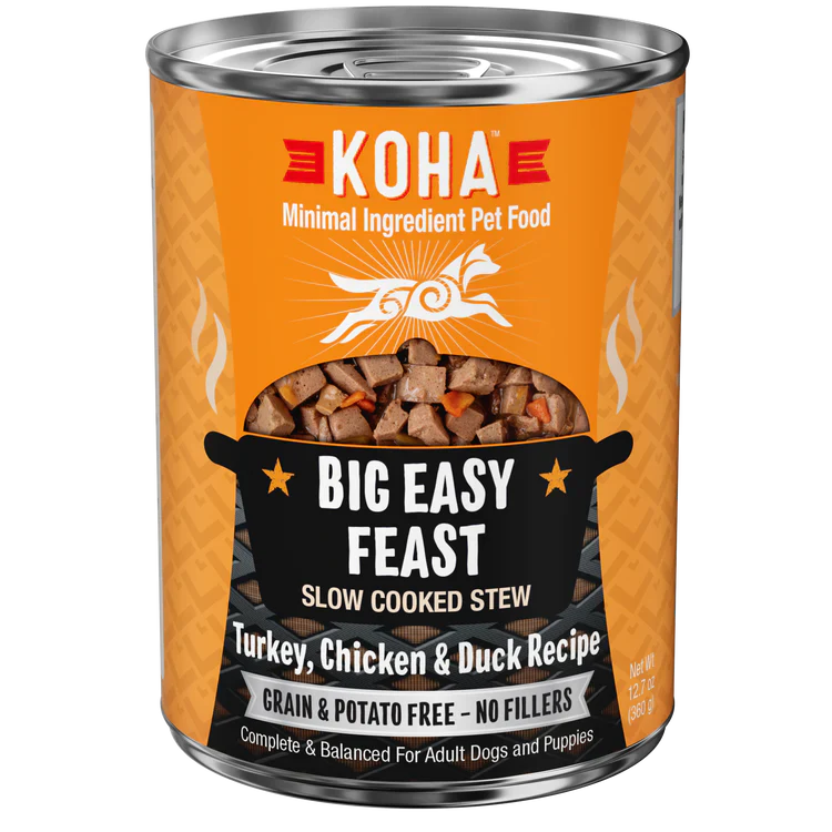 Koha Dog Graon Free Big easy Stew 127oz (Case of 12) for your Pet Dog with Pet Store X!