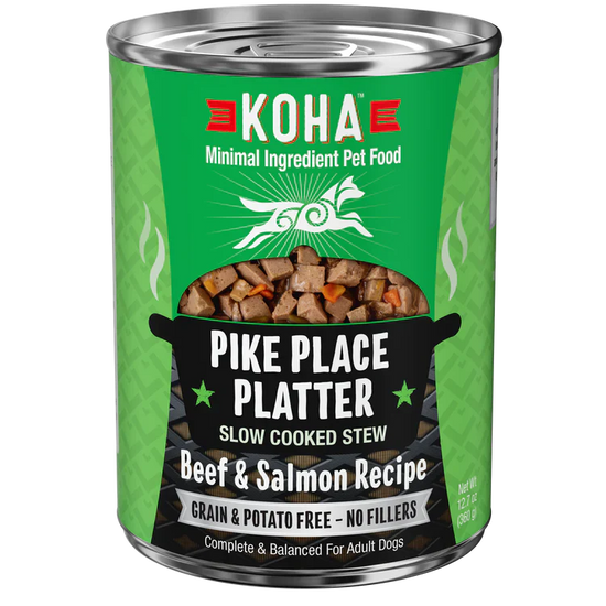 Koha Dog Grain Free Pike Place Stew 127oz (Case of 12) for your Pet Dog with Pet Store X!