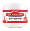 Nootie Dog Cat Dermatology Solutions Antibacterial Pads 60 Count