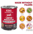 Koha Dog Limited Ingredient Grain Free 90% Beef 13oz. (Case of 12)