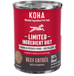 Koha Dog Limited Ingredient Grain Free 90% Beef 13oz. (Case of 12)