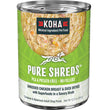 Koha Dog Grain Free Shredded Chicken And Duck 12.5oz. (Case of 12)