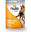 Nulo Freestyle Grain Free Wet Dog Food Chicken, Peas, & Carrots 13oz (Case of 12) for your Pet Dog with Pet Store X!