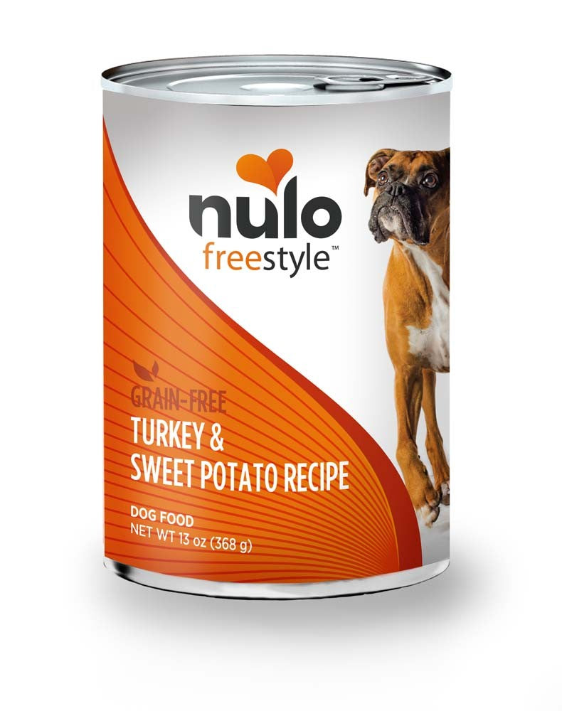 Nulo Freestyle Grain Free Wet Dog Food Turkey & Sweet Potato 13oz (Case of 12) for your Pet Dog with Pet Store X!