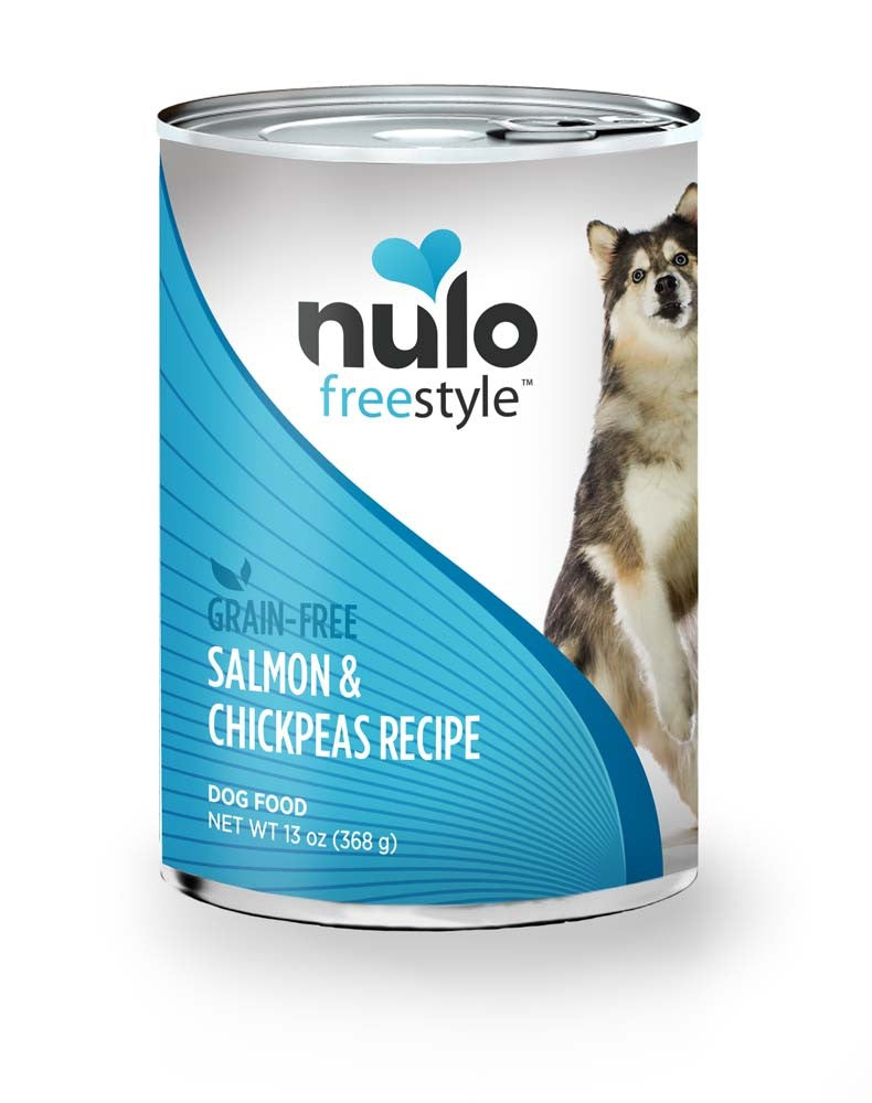 Nulo Freestyle Grain Free Wet Dog Food Salmon & Chickpeas 13oz (Case of 12) for your Pet Dog with Pet Store X!