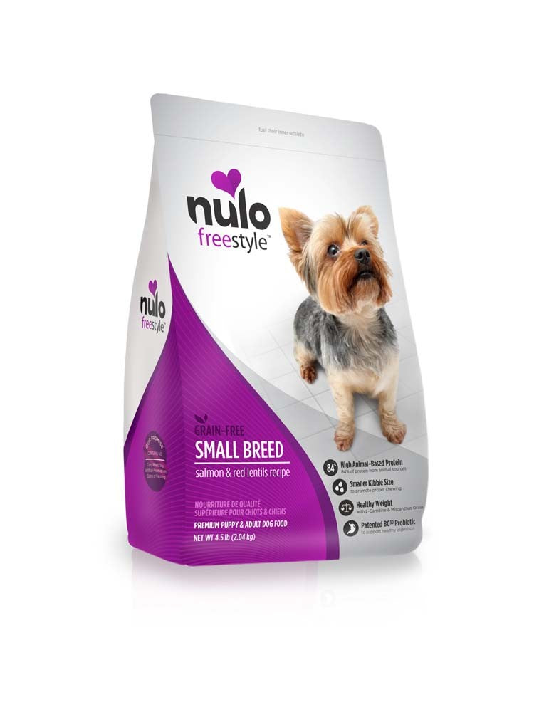 Nulo FreeStyle Grain Free Small Breed Dry Dog Food Salmon & Red Lentils 1ea/4.5 lb