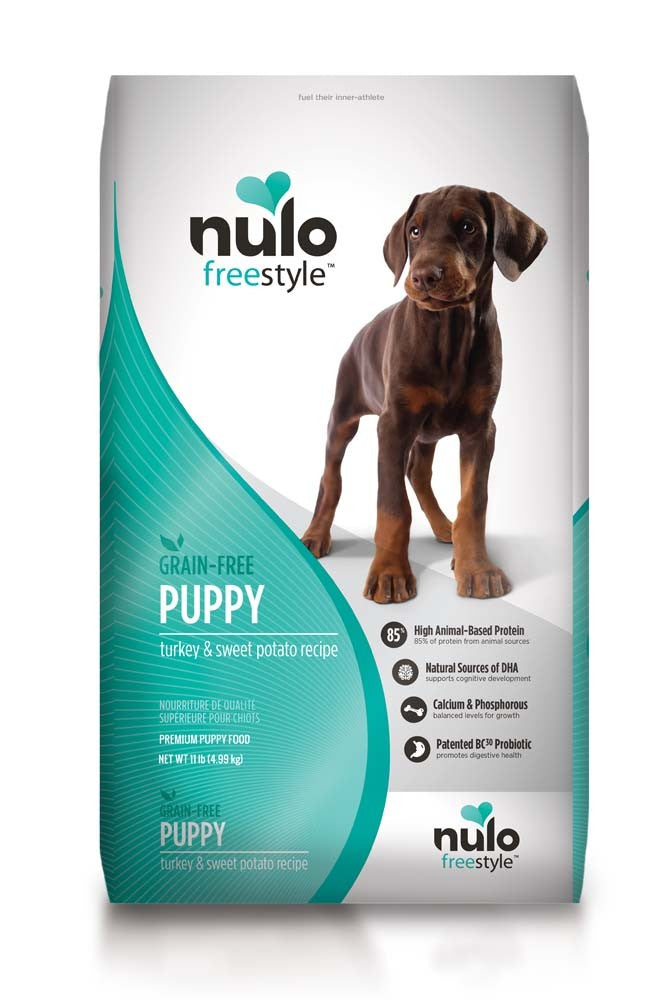 Nulo FreeStyle Grain Free Puppy Dry Dog Food Turkey & Sweet Potato 1ea/11 lb for your Pet Dog with Pet Store X!