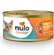 Nulo Freestyle Grain-Free Shredded Wet Cat Food Turkey & Halibut 24ea/3 oz