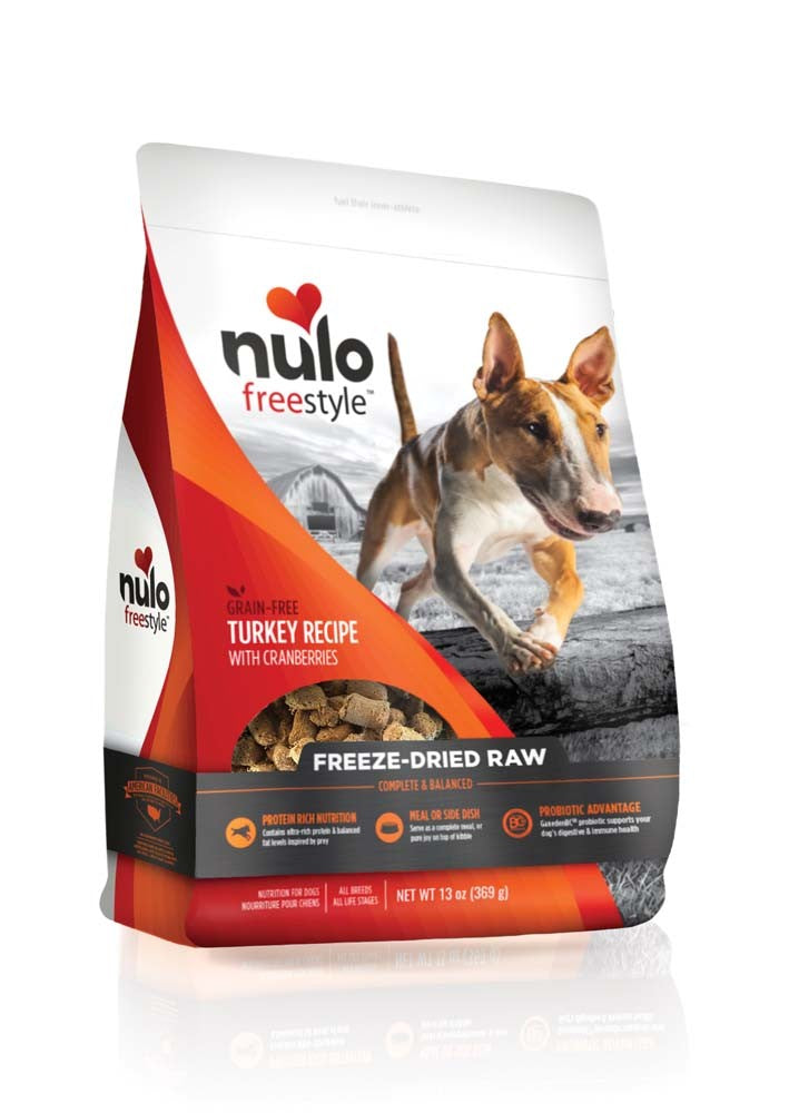 Nulo Freestyle Freeze-Dried Raw Grain-Free Dog Food Turkey w/Cranberries 1ea/13 oz