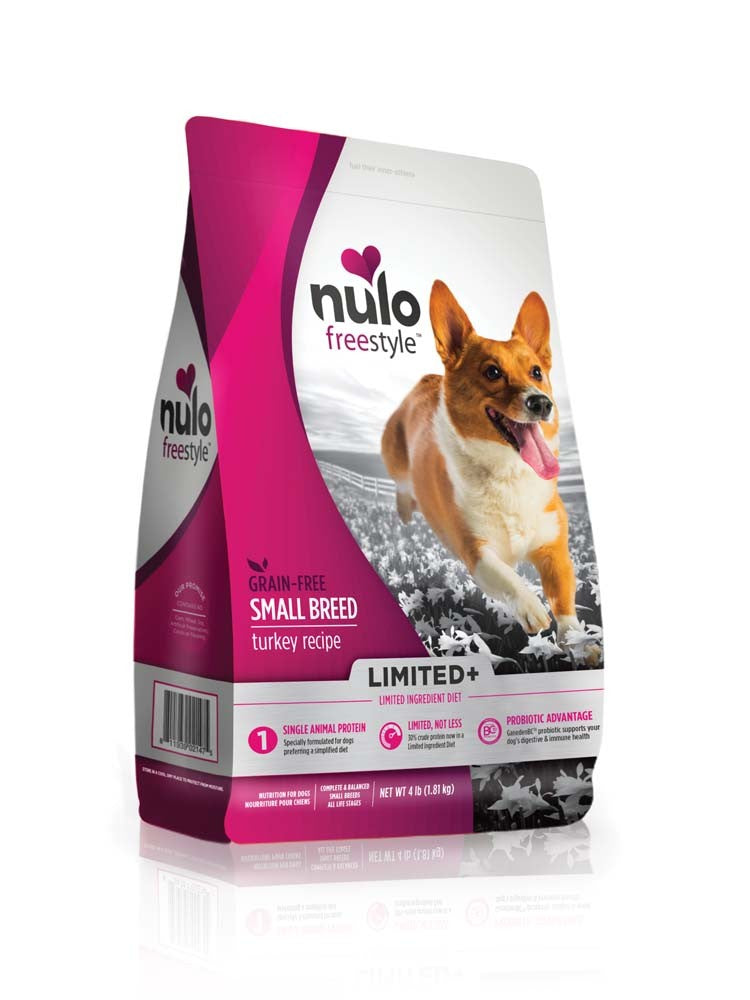 Nulo FreeStyle Limited+ Grain Free Small Breed Dry Dog Food Turkey 1ea/4 lb