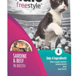 Nulo Freestyle Cat Food Topper Sardine & Beef in Broth 24ea/28 oz, 24 pk for your Pet Cat with Pet Store X!