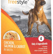 Nulo Freestyle Dog Food Topper Chicken, Salmon & Carrot in Broth 28oz (Case of 24) for your Pet Dog with Pet Store X!