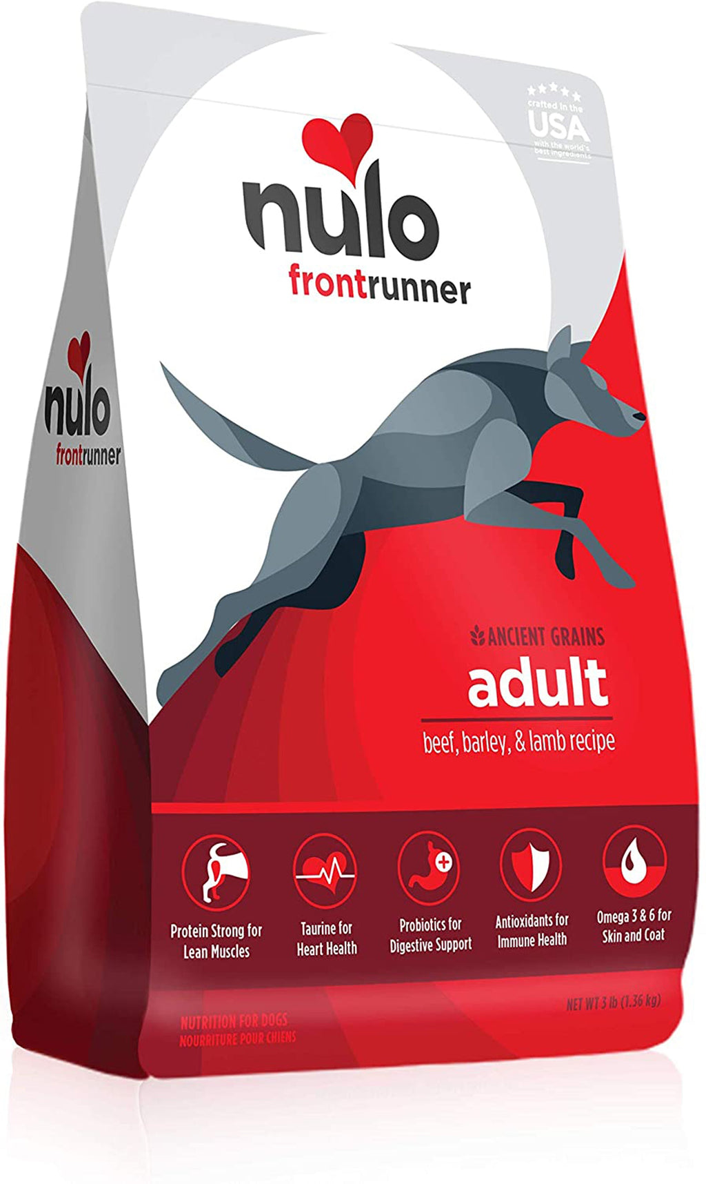 Nulo Frontrunner Dry Dog Food Beef, Barley & Lamb 1ea/3 lb