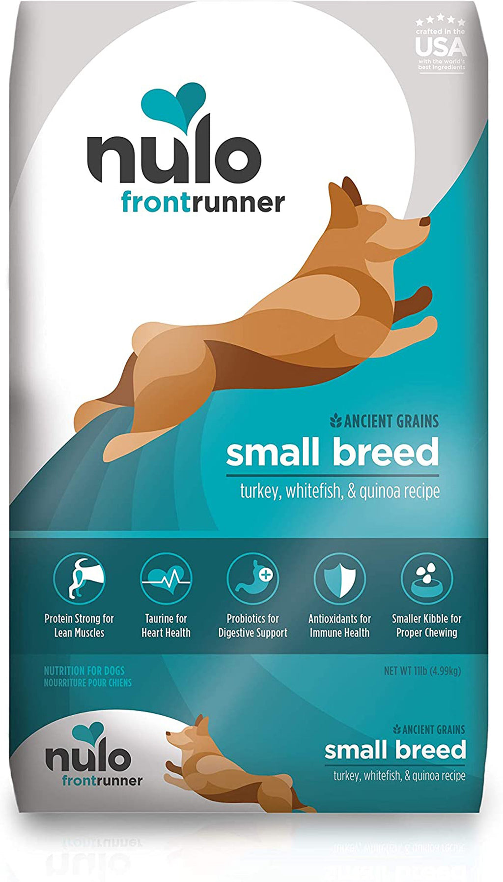 Nulo Frontrunner Small Breed Dry Dog Food Turkey, Whitefish & Quinoa 1ea/11 lb